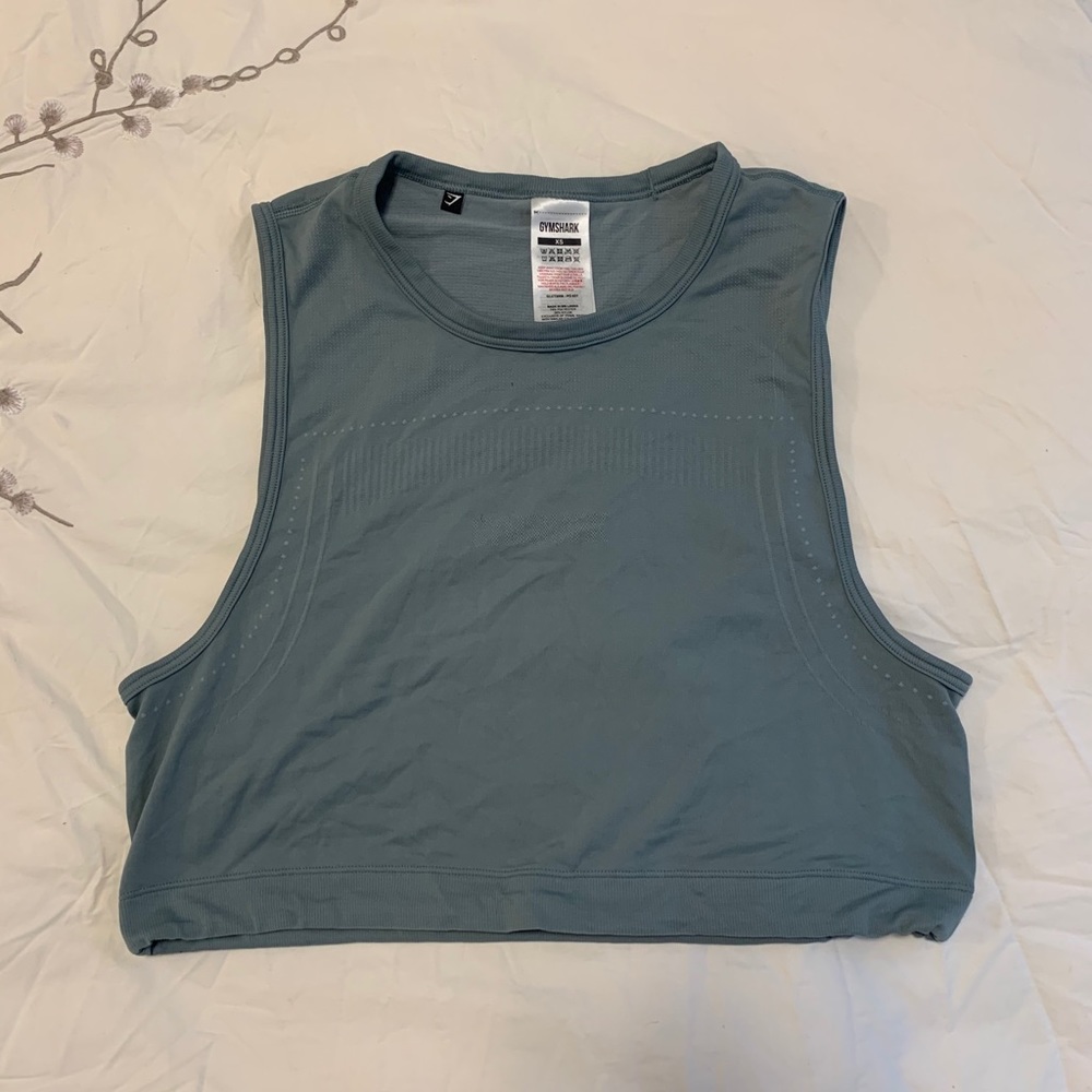 Gymshark Blue Crop Top